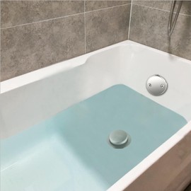 Brushed 1-1/2" Tubular Bath Drain Kit with Tip Toe Bathtub Drain Stopper, Wellup Tub Drain Kit Bath Waste and Overflow Cover, PVC Plastic Pipe for Standard Size Tubs, Brushed Nickel