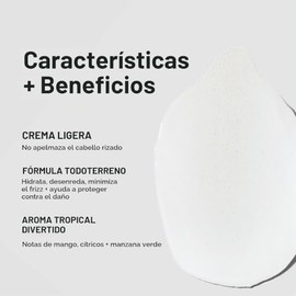 Paul Mitchell Full Circle Leave‑In Cream, control de frizz e hidratación ligera, ideal para cabello rizado y ondulado, 200 ml