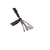 Alphacool 18536 powerbutton/switch connection cable 200cm - black Cables Other