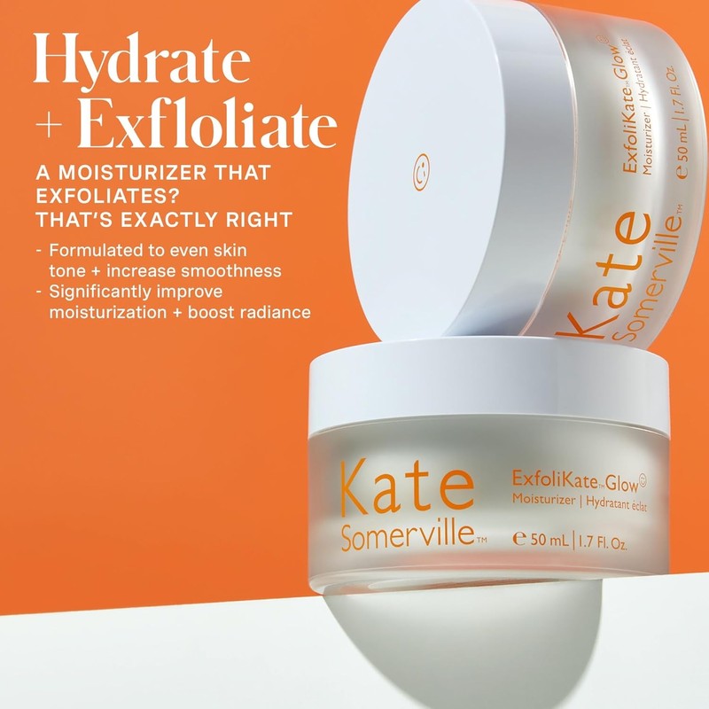 Kate Somerville Exfoliator Glow Moisturizer - Clinically Formulated Daily Face
