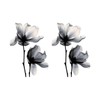 2 Sheets Temporary X-Ray Flower Tattoo Flowers Tattoo Temporary Tattoos