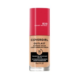 CoverGirl Outlast Extreme Wear 24Hr 3-in-1 Foundation SPF 18-820 Creamy Natural Foundation Women 1 oz