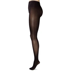 Danskin womens Ultrasoft Microfiber Footed Tight, Black, D