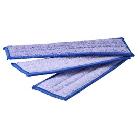 vhbw Set of 3 Cleaning Cloths (microfibre pad) Tiles for Thomas Multi Clean X10 Parquet Aqua+, X7 Aqua+