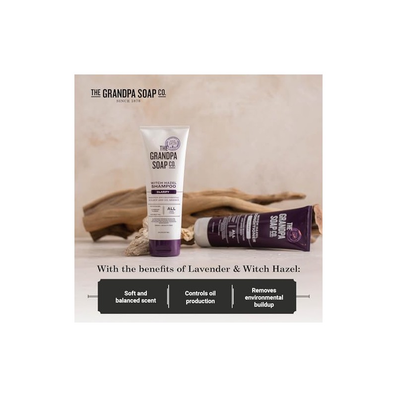 The Grandpa Soap Co. - Clarify Shampoo Witch Hazel -
