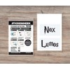 StickerDeen Lumos Nox (Light/Dark) Light Switch Vinyl Decal Stickers (Black,