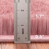 Awaytail Round Fluffy Rug 4FT Blush - Super Soft Circle