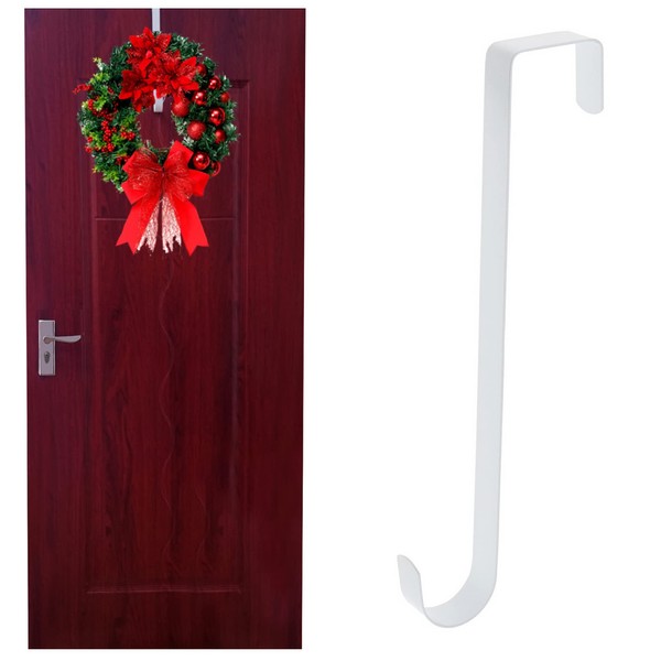ZningEsxi 12 in Wreath Hangers 1 Pc Front Door Hanger