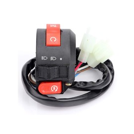 Chanoc 3 Functions Left Handlebar Switch Assembly for 50cc 70 cc 90cc 110 cc 125cc 150cc ATV Quad 4 Wheeler Taotao Sunl Coolster