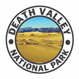 Death Valley National Park Sticker California and Nevada National Park Decal