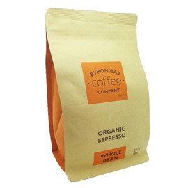 Byron Bay Coffee Company Certified Organic Espresso Whole Bean, 250 g
