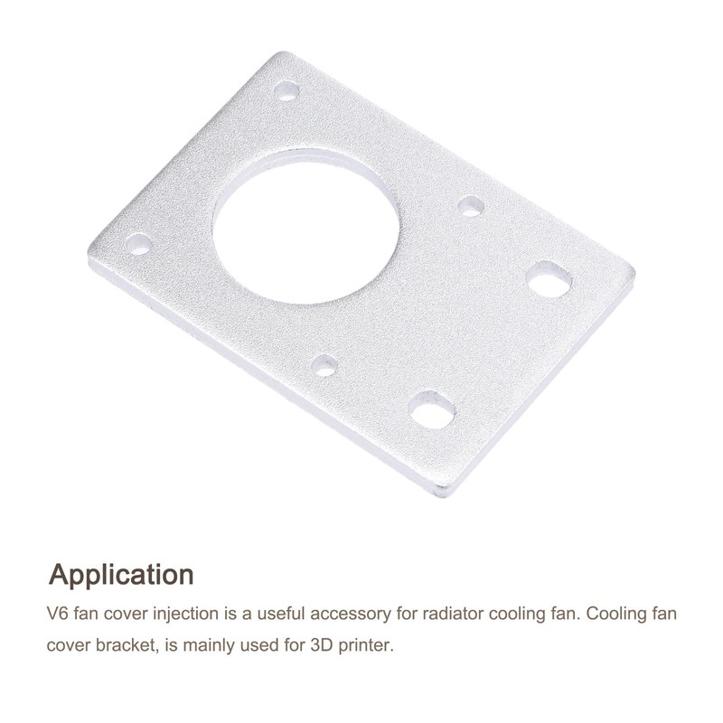MECCANIXITY Stepper Motor Mounting Bracket Mount Plate 42mm Silver Tone