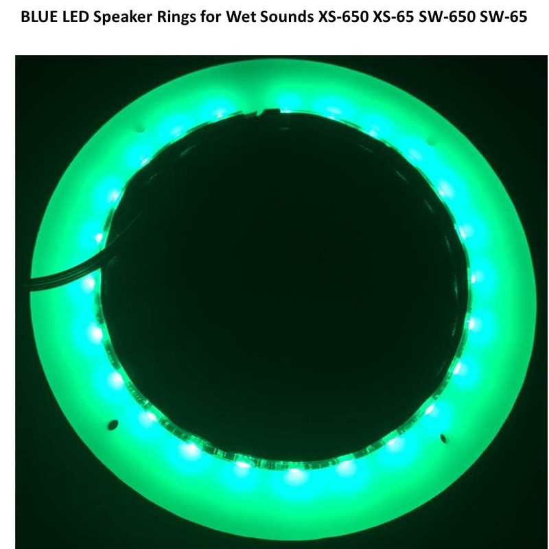 BLAST LED- 2pc Aftermarket Replacement LED Speaker Light Rings compatable