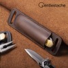 Gentlestache Leather Knife Sheaths for Belt, Knife Holster, Pocket Knife