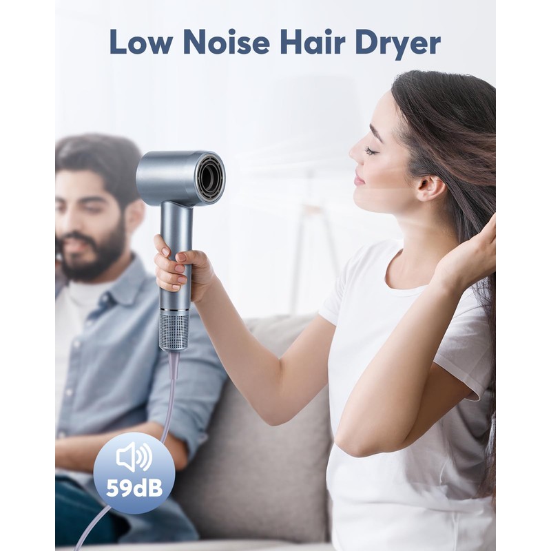 Hair Dryer - Bopcal Ionic Blow Dryer with Concentrator for