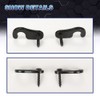 PIT66 Sun Visor Clips, Compatible with 2008-2022 Jeep Wrangler JK