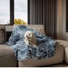 Luxe Faux Fur Throw Blanket 50 x 60 Inch |