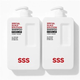 [Wellbeing Warehouse] Triple S Scalp Care Mildly Acidic Biotin Shampoo 1350ml x 2 / [웰빙창고] 트리플에스 두피케어 약산성 비오틴 샴푸 1350ml 2개