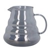 Electroplated Grey Coffee Pot High Borosilicate Glass Hand Coffee Server