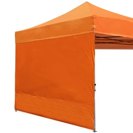 ABCCANOPY Seitenwand/Seitenteile für 3x3m pavillon,3x6m pavillon,partyzelt,festzelt|Wasserabweisend|ohne Fenster,Orange