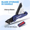 WORKPRO Folding Utility Knife Quick Change Box Cutter Razor Knife