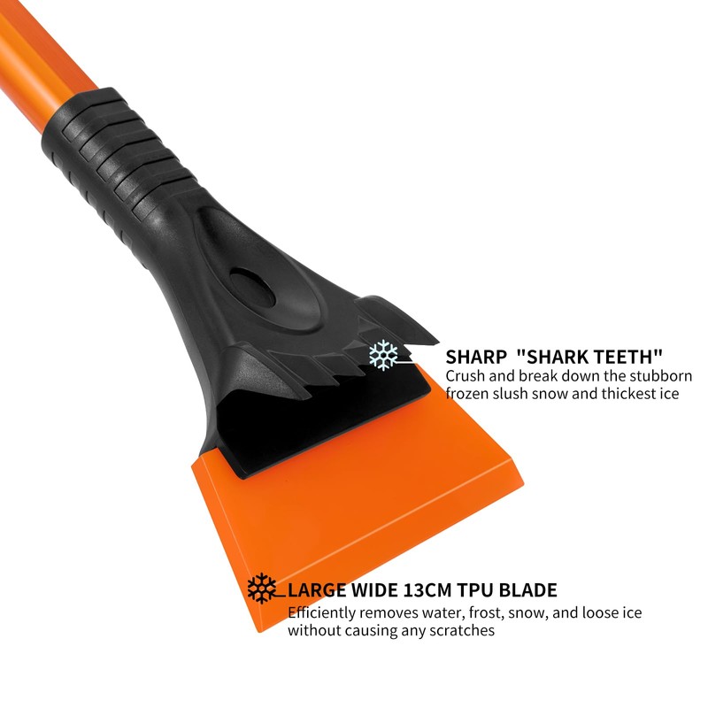 BEEWAY Ice Scraper - Wide 13cm TPU Blade - Efficency