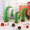 4PCS Mini Christmas Tree, Small Christmas Tree, Bottle Brush Trees