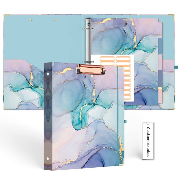 EYROZILL 3 Ring Binder 1 Inch for Letter-Size 8.5" x