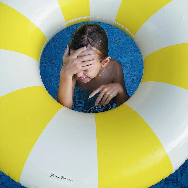 Petites Pommes Inflatable Donut for Kids - Durable Inner Tube,