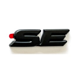 Auto Rear Tailgate Matte Black SE OVERLAY Emblem Badge Letter Fit 2018-2022 Camry SE