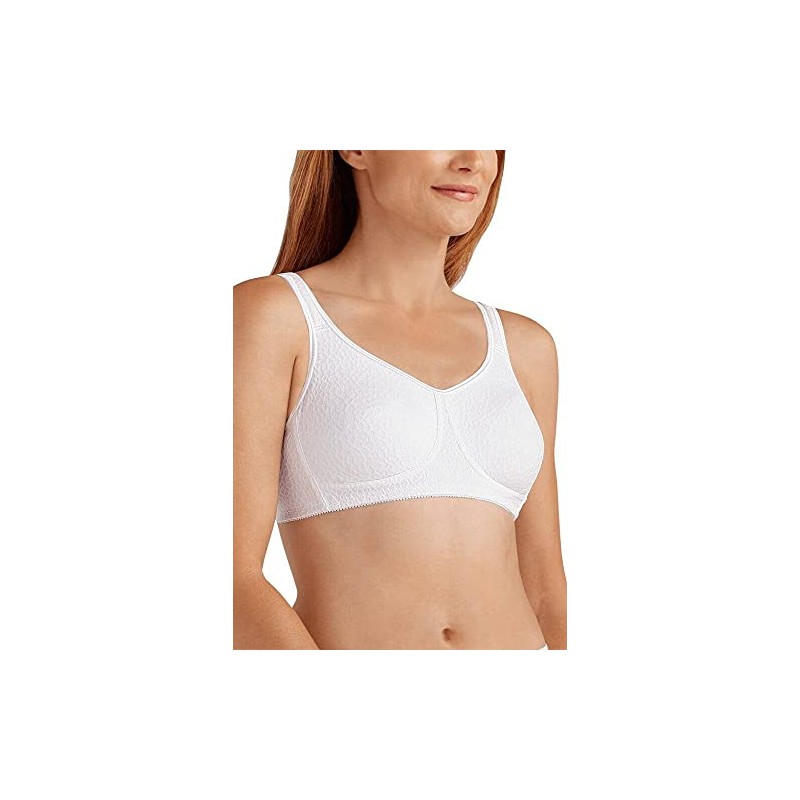 AMOENA Women's Mona Molded Wire-Free Bra, White, 32AA