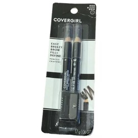 Covergirl Easy Breezy Brow Fill + Definer Pencil 500 Black New sealed