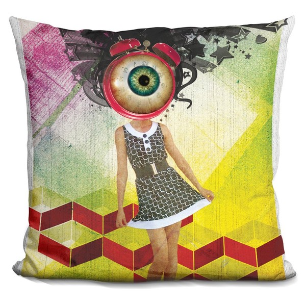LiLiPi Do You Watch Your Time Decorative Accent Throw Pillow