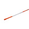 4ft Orange Driveway Markers - Reflective Tape, Pointed Tip, Armor