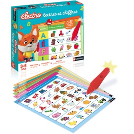 Dujardin 31618 Electro Letters and Numbers Electronic Educational Game for Children from 3 to 5 Years, Multi-Colour, 30 x 4.5 x 25 cm