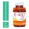 E400 Tocofersolán Vitamina E Y Antioxidantes 30 Caps 400 Ui