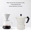 Stovetop Moka Pot Italian Hand Brewed Coffee Maker Aluminum Alloy