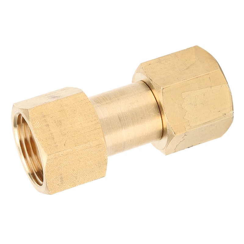 Fdit CGA-320 to CGA-580 Argon Regulator Adapter, Exquisite Brass CO2