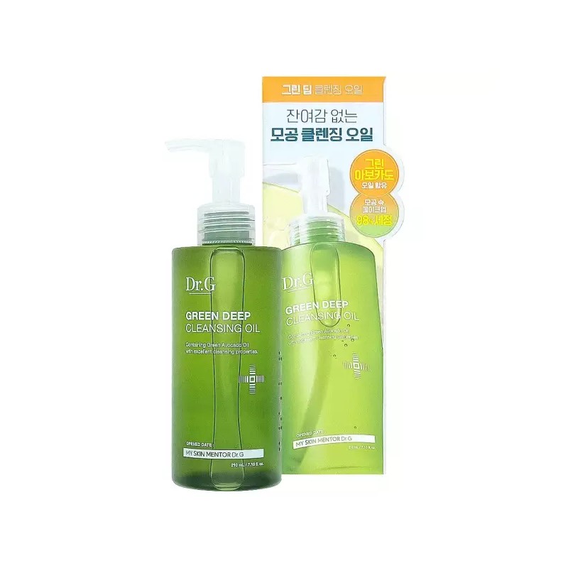 Dr. Jig 닥터지 그린 딥 클렌징 오일 210ml 잔여감 없는