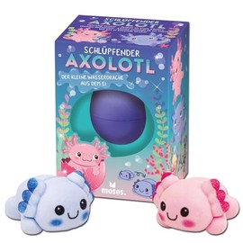 moses. Axolotl Hatching Magic Axolotl Toy Figure for Hatching, Exciting Children's Toy in Surprise Colour, Curious Kids, Surprise (Pink or Blue)