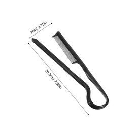 Gatuida 2Pcs Shaped Hair Combs for Hairdressing and Straightening Styling Tool for Quick and Touch Ups for Professional Use