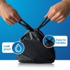 PWgoods Adult Nappy Disposal Bags Black | 100 Pack |