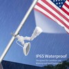Solar Flag Pole Light, Flagpole Light Solar Powered, Super Bright
