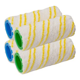 Ersatzrollen Zubehör für Kärcher FC 8 FC8 Smart Cordless Bodenreiniger Mikrofaser Rollen Staubsauger Walzen Ersatzteile (4 Stück)