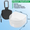 Xxerciz Retainer Case, Clear Solid Orthodontic Retainer Case Aligner Mouth