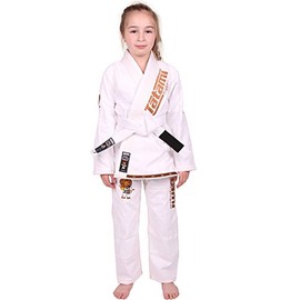 Tatami Fightwear Meerkatsu Kids Animal BJJ Gi - M0 - White