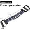 Adjustable Chest Expander with Resistance Tubes, Portable Muscle Strength Trainer