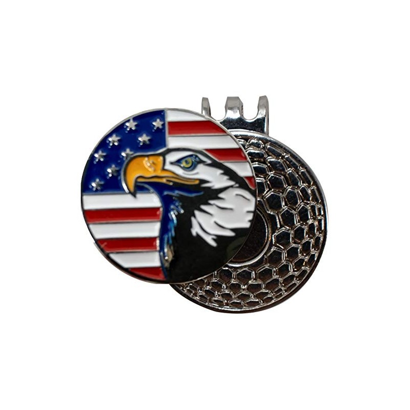DA VINCI Magnetic Golf Hat Clip with One Inch Embossed