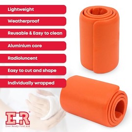 Ever Ready - Férula de aluminio universal de primeros auxilios, enrollada de 24 pulgadas, paquete de 3