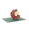 Liif Merry Christmas Card, 3D Greeting Pop Up Christmas Card